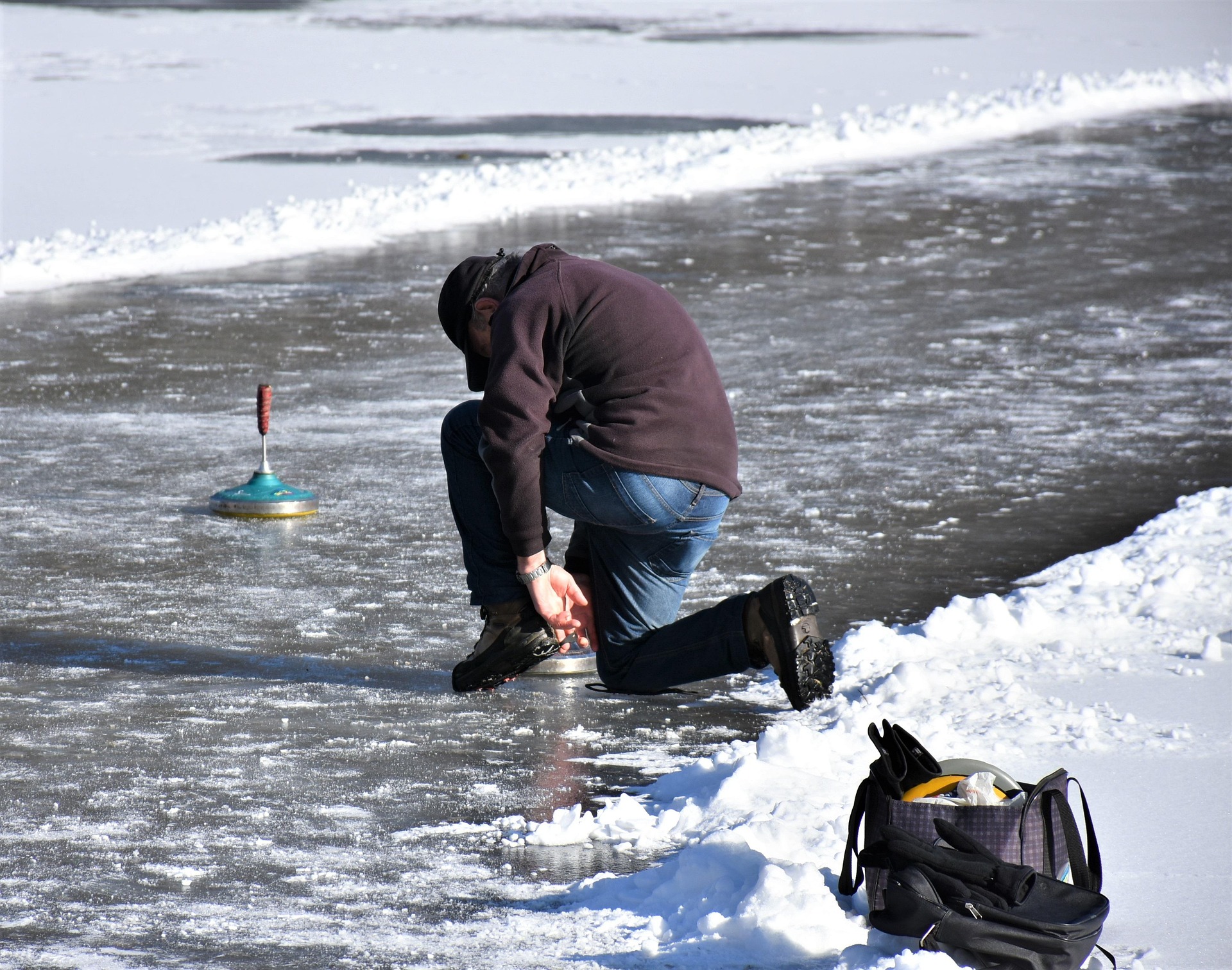 Eisstockschießen Hagenberg Spiel