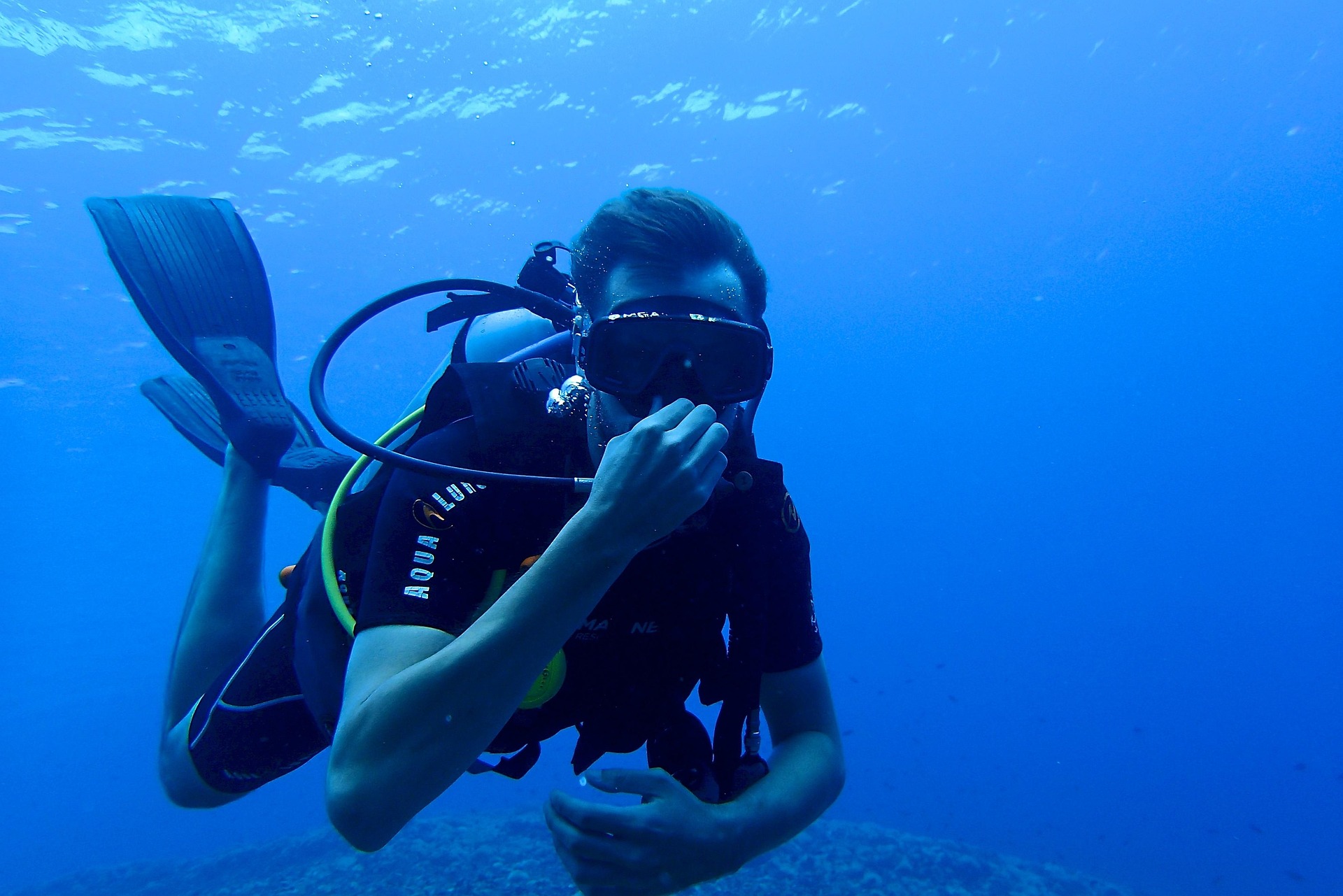 Scuba Diving im Teich Hagenberg
